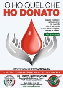 locandina donazione cp italia